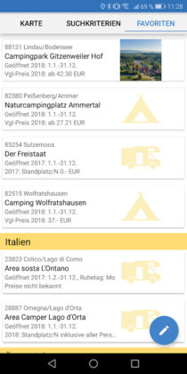 ADAC Camping- und Stellplatzführer 2018