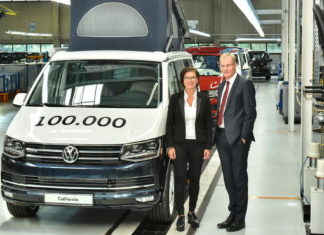 Volkswagen California, výrobní linku v Hannoveru už opustilo 100 000. kempingových vozů