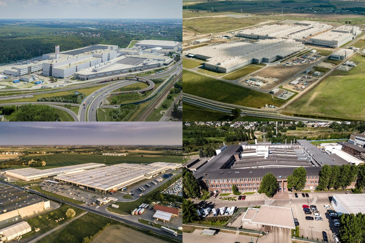 Volkswagen Poznań - závody Antoninek, Września, Swarzędz a Wilda
