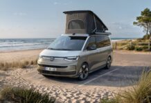 Modernizovaný Volkswagen California a její základ Multivan Volkswagen California