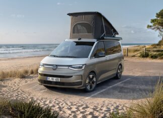 Modernizovaný Volkswagen California a její základ Multivan Volkswagen California